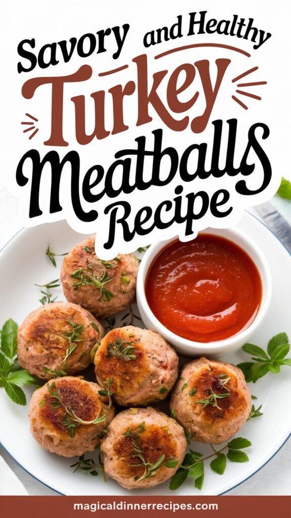 Savory and Healthy Turkey Meatballs Recipe