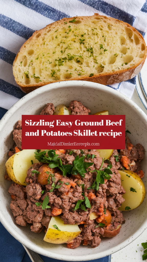 Sizzling Easy Ground Beef and Potatoes Skillet Recipe