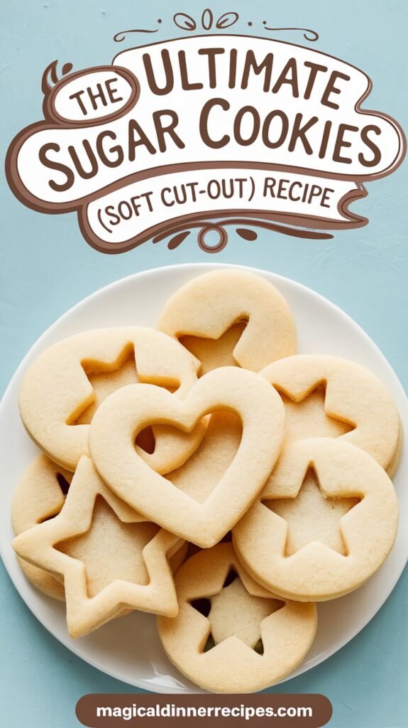The Ultimate Eggless Sugar Cookies (Soft Cut-Out) Recipe