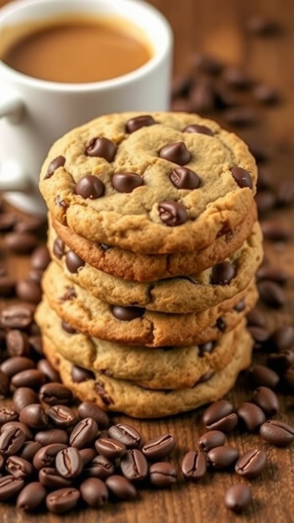 Decadent Espresso Chocolate Chip Cookies