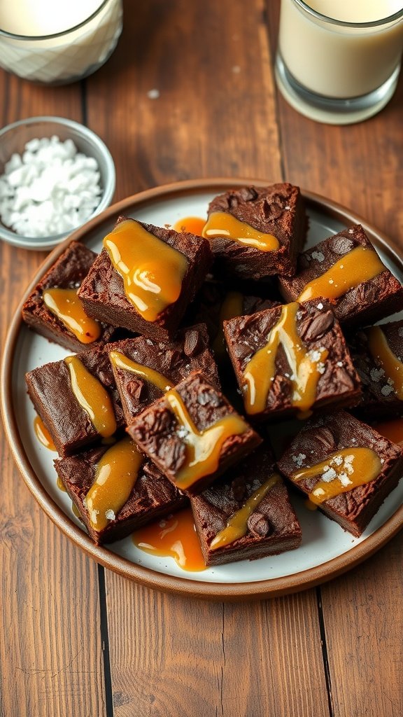 Decadent Salted Caramel Brownies Recipe