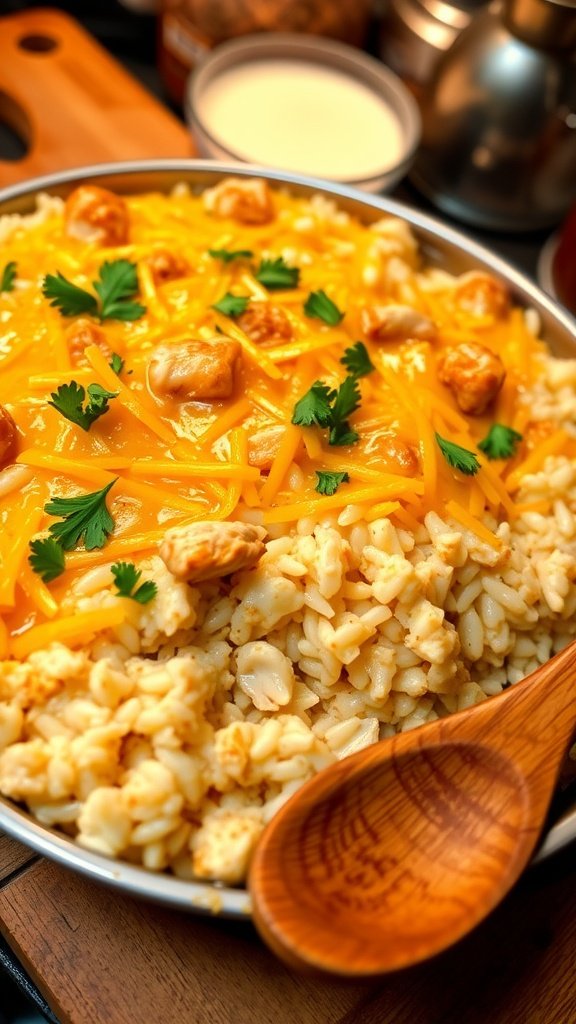 Creamy Southern Chicken and Rice Casserole