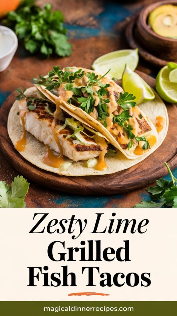 Zesty Lime Grilled Fish Tacos