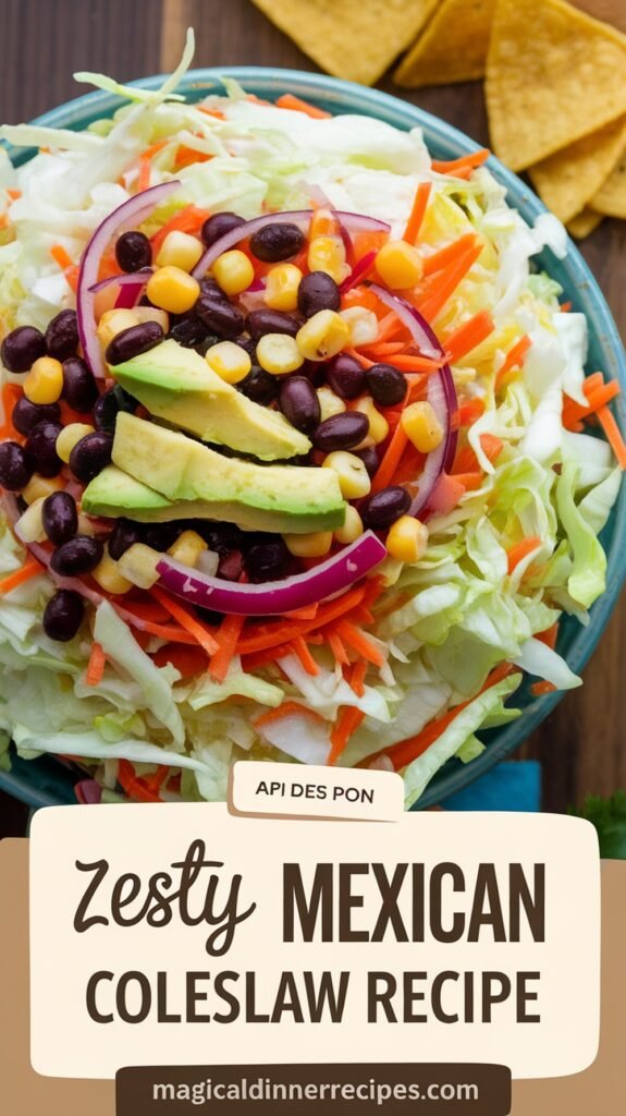 Zesty Mexican Coleslaw Recipe