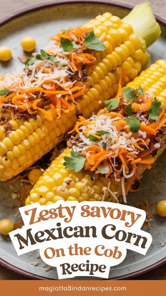 Zesty Savory Mexican Corn on the Cob Recipe
