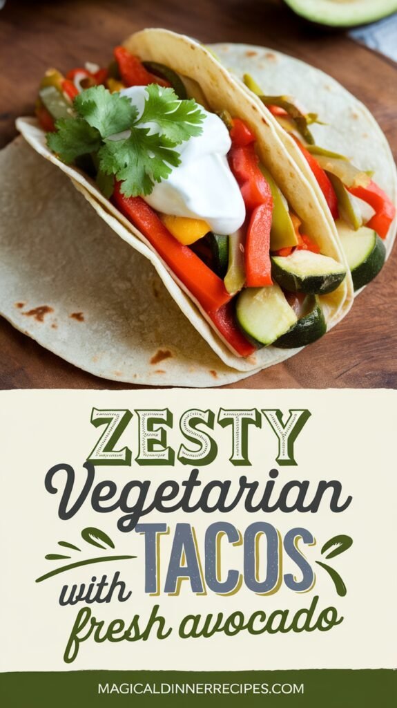 Zesty Vegetarian Tacos with Fresh Avocado