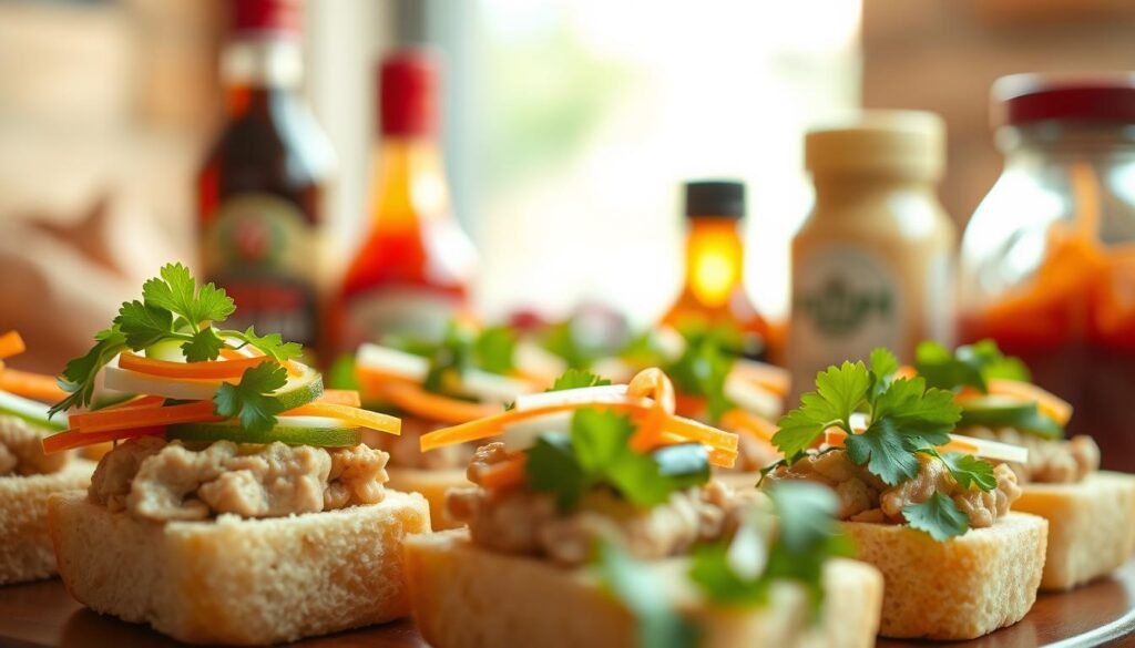 bite-sized banh mi