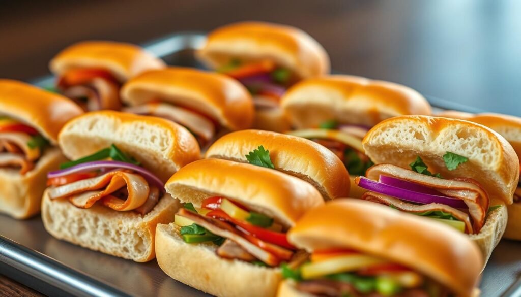 mini banh mi bites