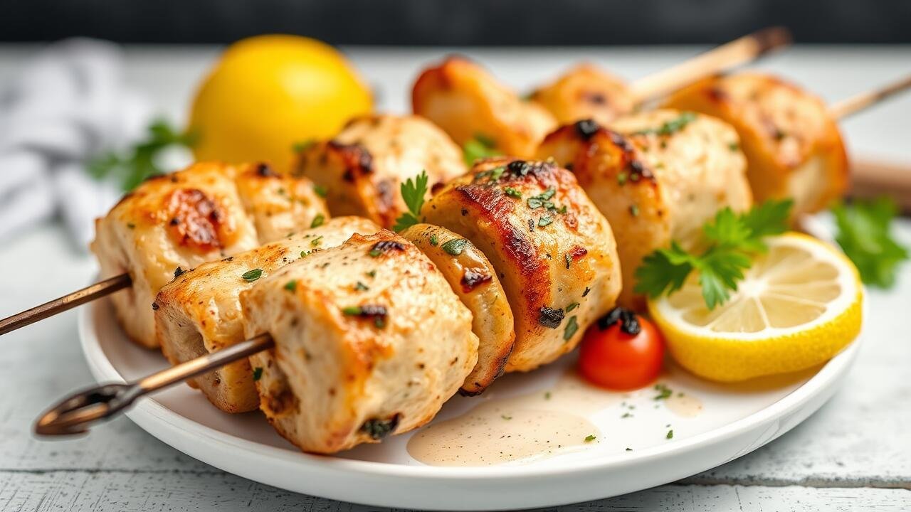 Zesty Lemon Herb Chicken Kabobs