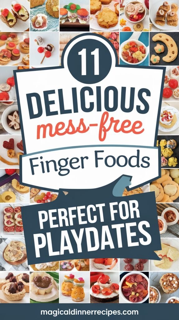 11 Delicious Mess-Free Finger Foods Perfect for Playdates