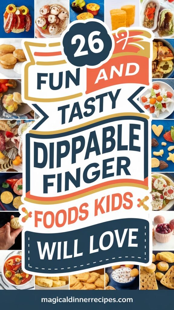 26 Fun and Tasty Dippable Finger Foods Kids Will Love