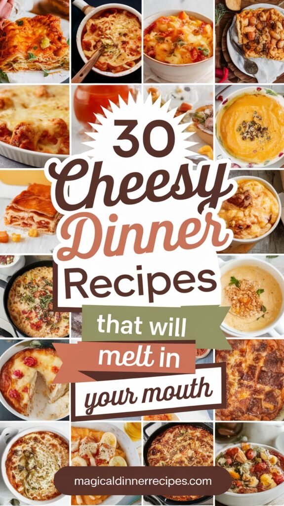 30 Cheesy Dinner Recipes That Will Melt in Your Mouth