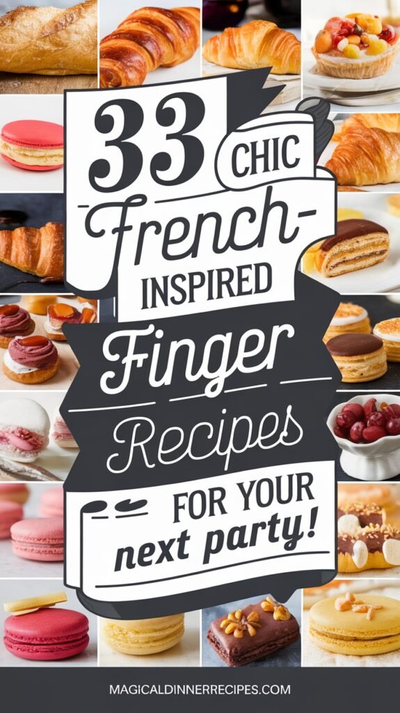33 Chic French-Inspired Finger Foods Recipes for Your Next Party