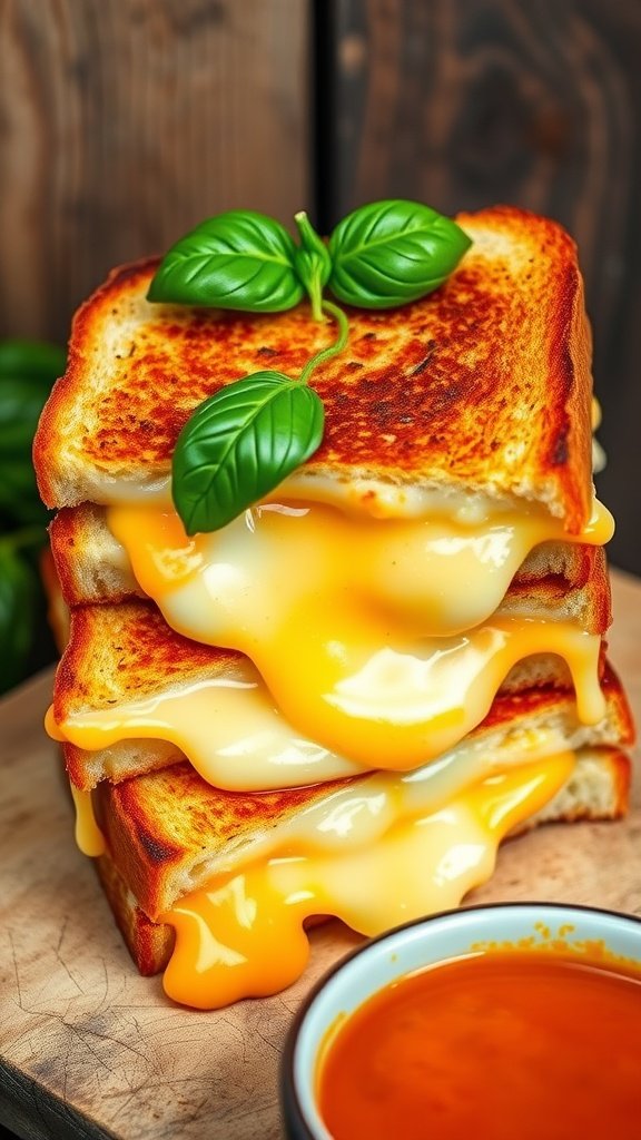 Gourmet Grilled Cheese Sandwich with a Twist