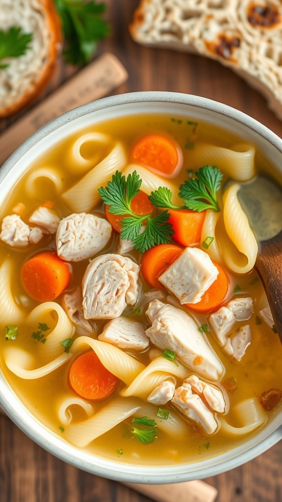 Classic Homemade Chicken Noodle Soup Recipe
