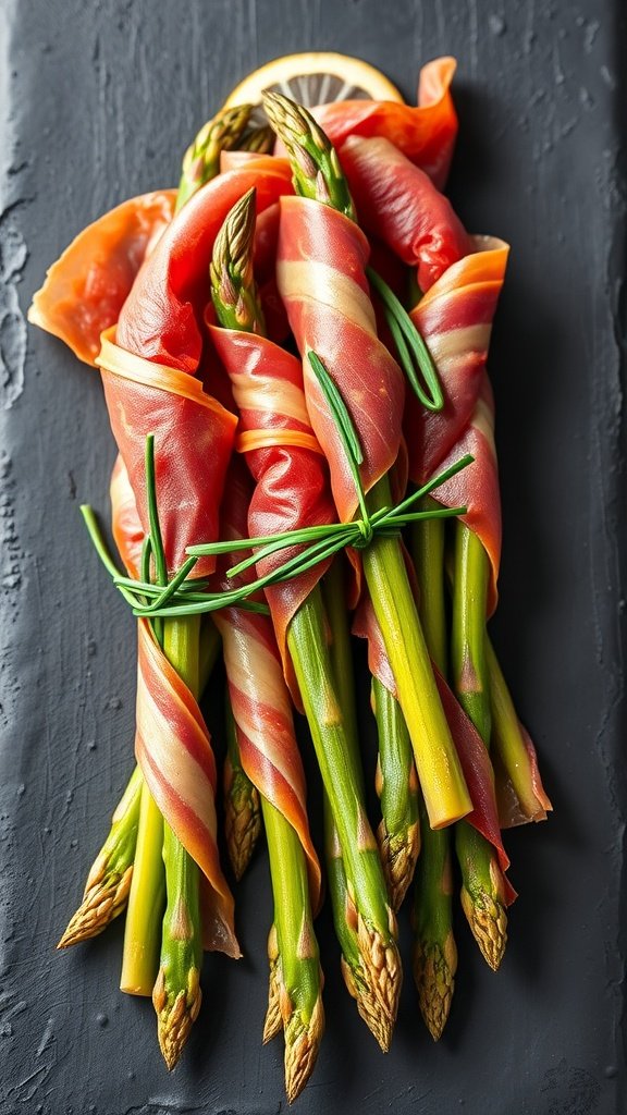 Prosciutto-Wrapped Asparagus Bundles