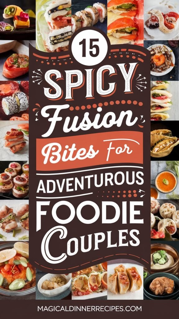 15 Spicy Fusion Bites for Adventurous Foodie Couples