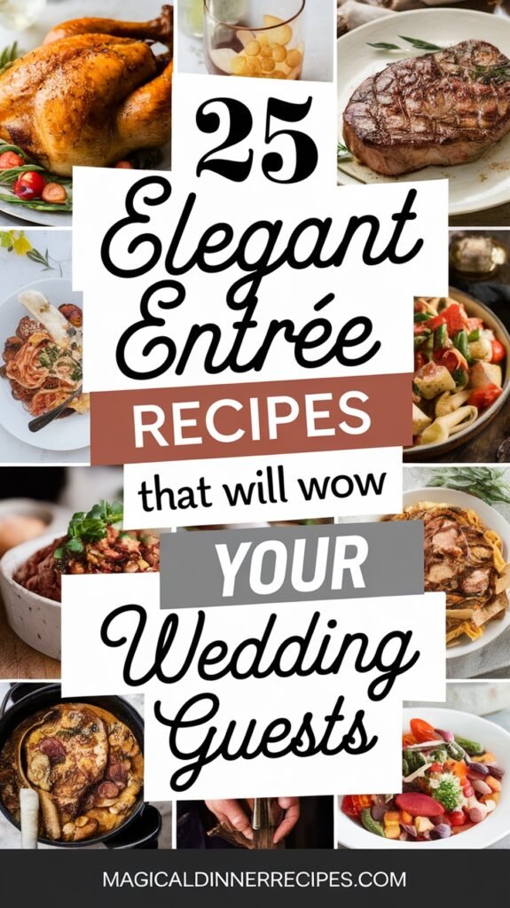25 Elegant Entrée Recipes That Will Wow Your Wedding Guests