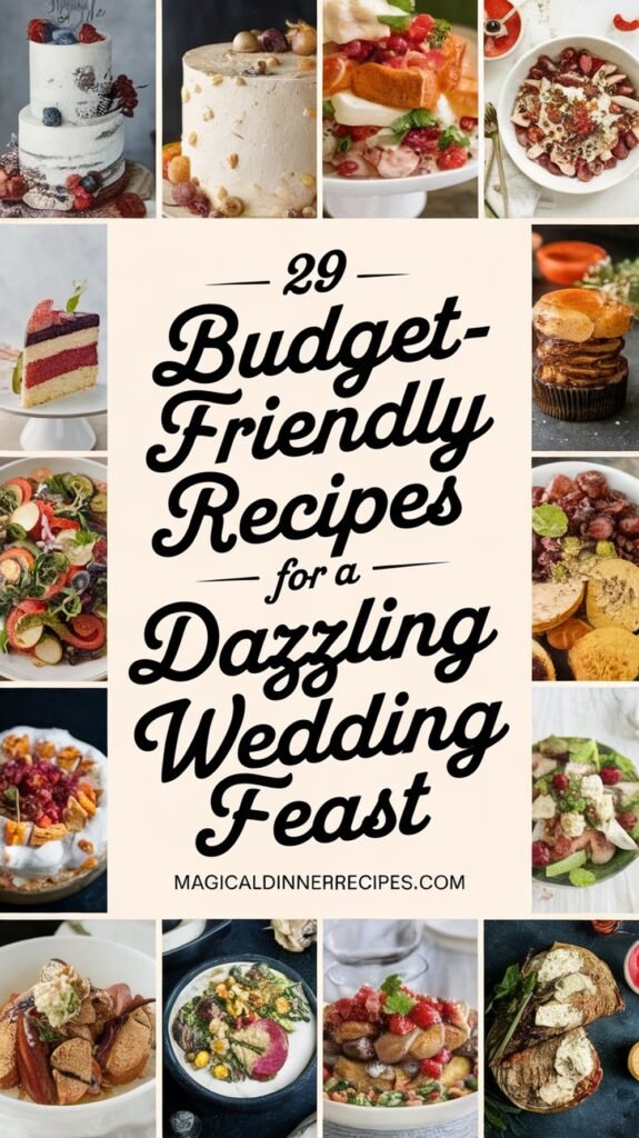 29 Budget-Friendly Recipes for a Dazzling Wedding Feast