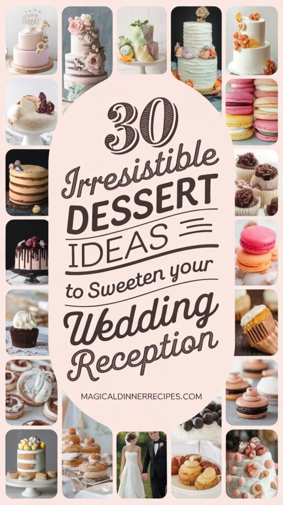 30 Irresistible Dessert Ideas to Sweeten Your Wedding Reception