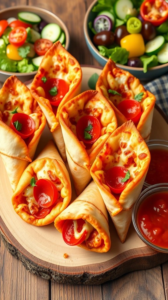Pizza cones recipe
