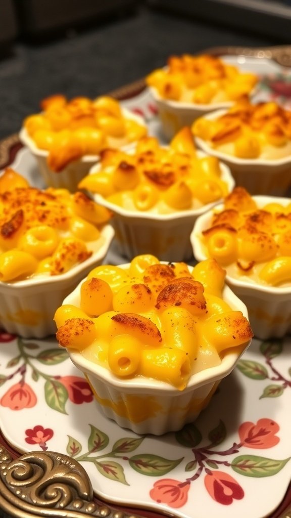 Baked Macaroni and Cheese Cups